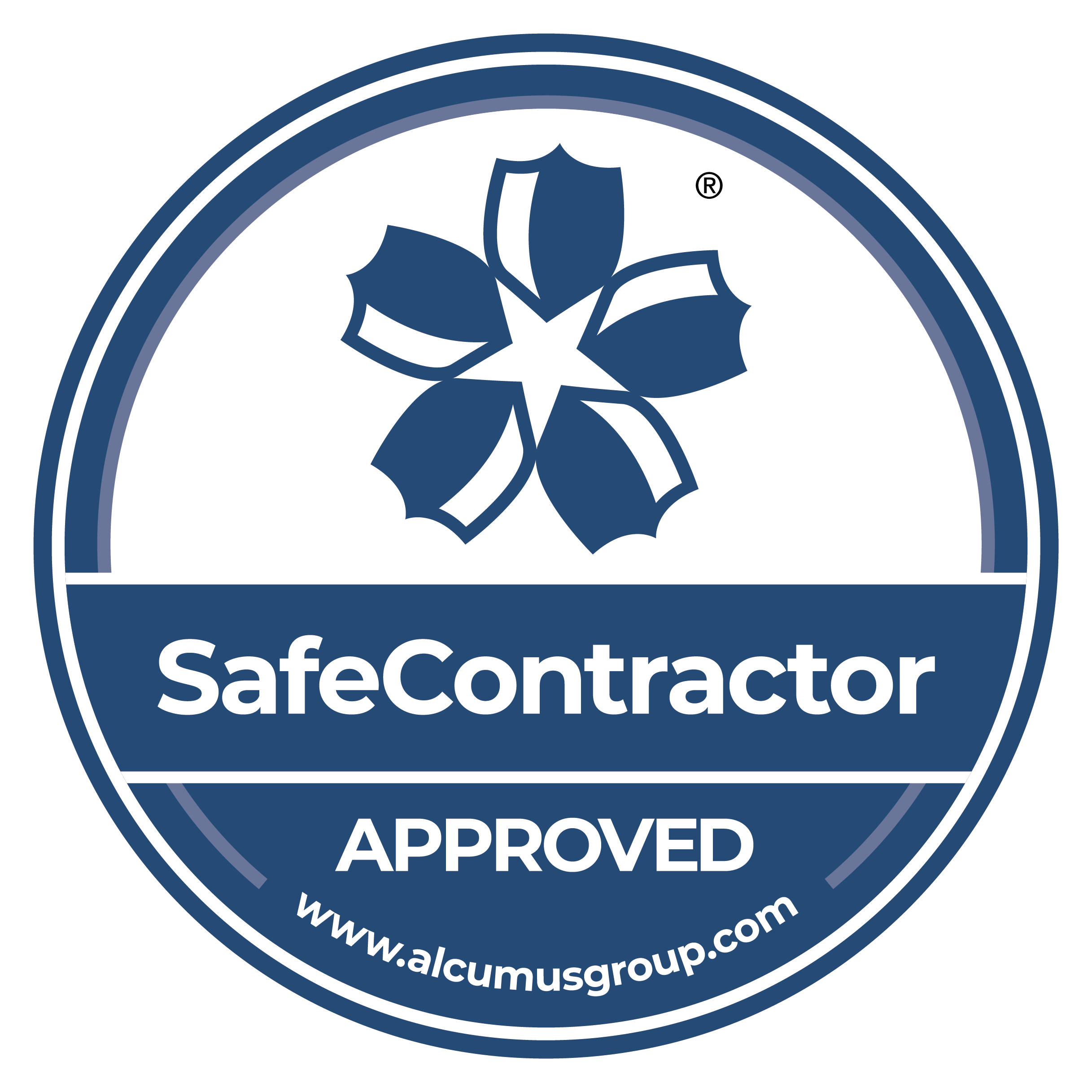 Alcumus SafeContractor Approved Logo